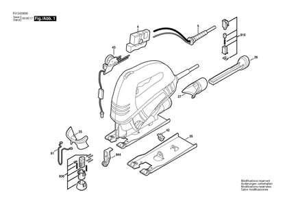 Fig-0 Diagram and Parts List for 4390-01  Skil Saw
