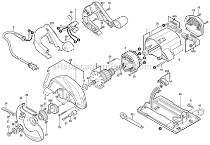 Part Location Diagram of 2610921181 Skil Lever