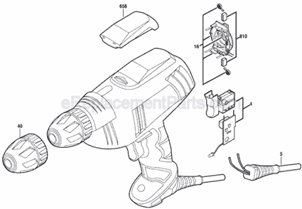 Part Location Diagram of 1619X00514 Bosch Switch
