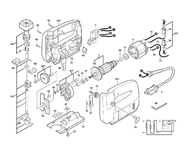 Part Location Diagram of 5610836052 Skil Screw