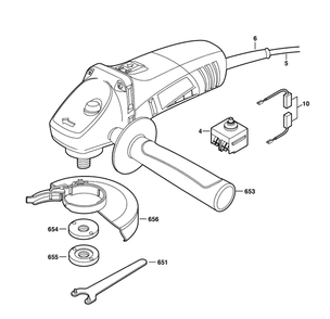 Part Location Diagram of 4870696015 Skil On-off Switch