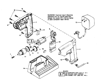 Part Location Diagram of 2610354721 Skil Conversion Gear