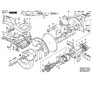 Fig-0 Diagram and Parts List for 3800-01  Skil Saw