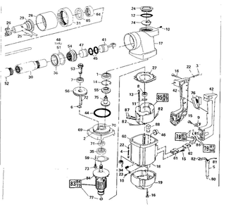 Part Location Diagram of 4029 Skil Screw