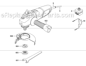 Part Location Diagram of 2610008517 Skil Cord guard