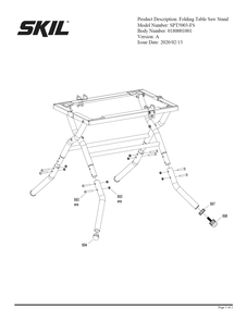 Part Location Diagram of 3130253419 Skil Adjust Bolt