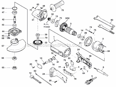 Part Location Diagram of 1607000227 Bosch Tool CORD