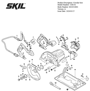 Part Location Diagram of 3129157001 Skil Lever