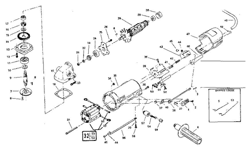 Part Location Diagram of 318808 Skil Key