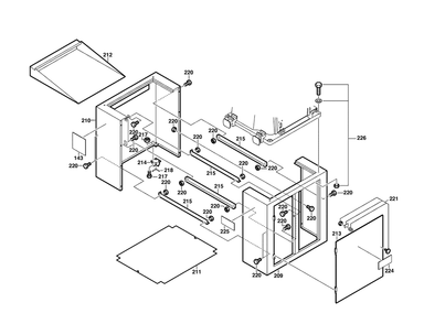Fig-3 Diagram and Parts List for 3700-01 F012370000 Skil Saw