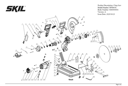Part Location Diagram of 3130787001 Skil Lock Cap
