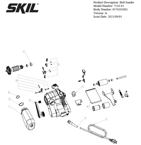 Part Location Diagram of 4870100001 Skil Switch