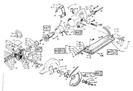 Part Location Diagram of 23399 Skil Screw