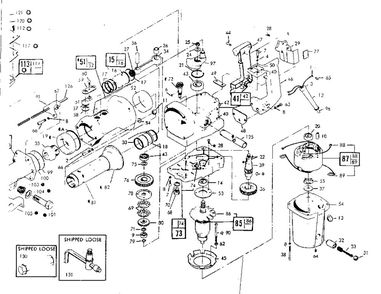 Unit Parts 2 Diagram and Parts List for 736  Skil Hammer Drill