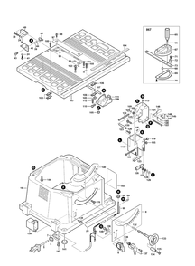 Fig-0 Diagram and Parts List for 80093  Skil Saw