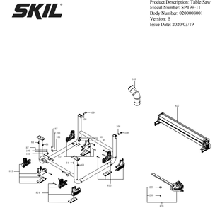 Part Location Diagram of 5660288016 Skil Spring Clip