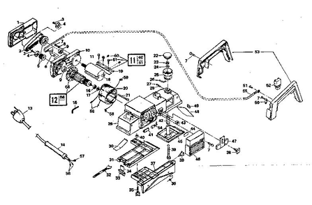 Part Location Diagram of 362646 Skil Rivet