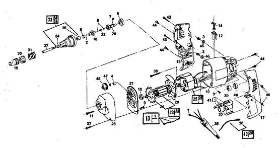 Part Location Diagram of 325010 Skil Ground lead