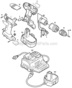 Part Location Diagram of 2610997743 Skil Housing Section