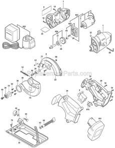 Part Location Diagram of 2610068566 Bosch Tool WASHER