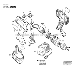 Part Location Diagram of 2606316182 Skil Pinion