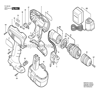 Part Location Diagram of 2610992234 Skil Chuck