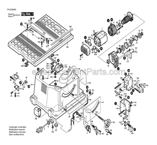Part Location Diagram of 2610990536 Skil Base