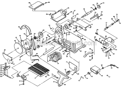 Part Location Diagram of 2610358428 Skil Screw