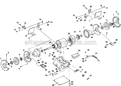 Part Location Diagram of 2610355269 Bosch Tool WASHER
