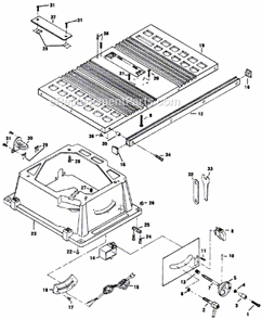 Part Location Diagram of 2610358848 Bosch Tool SCREW