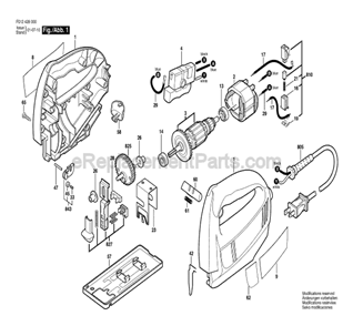 Part Location Diagram of 2610910964 Skil Button