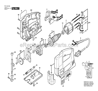 Part Location Diagram of 2610917489 Bosch Tool BALL BEARING