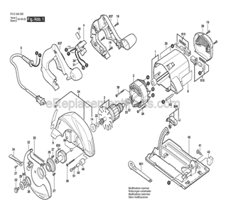 Part Location Diagram of 2610916920 Skil Nameplate
