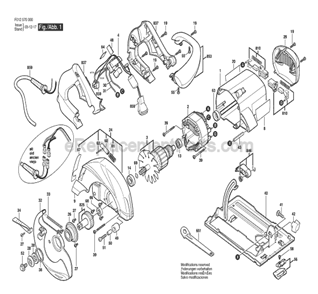 Part Location Diagram of 2610914193 Skil Handle