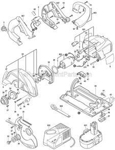 Part Location Diagram of 2610917742 Skil Rubber Buffer