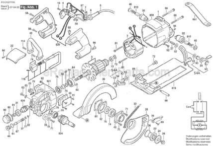 Part Location Diagram of 1619X06927 Bosch Tool EXTENSION SPRING