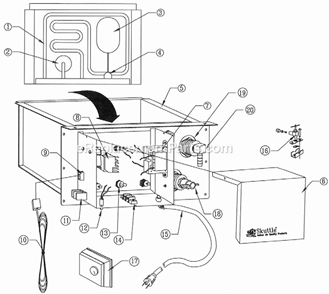 Part Location Diagram of DJ97-00936C Samsung Vacuum Cleaner Pipe Assembly