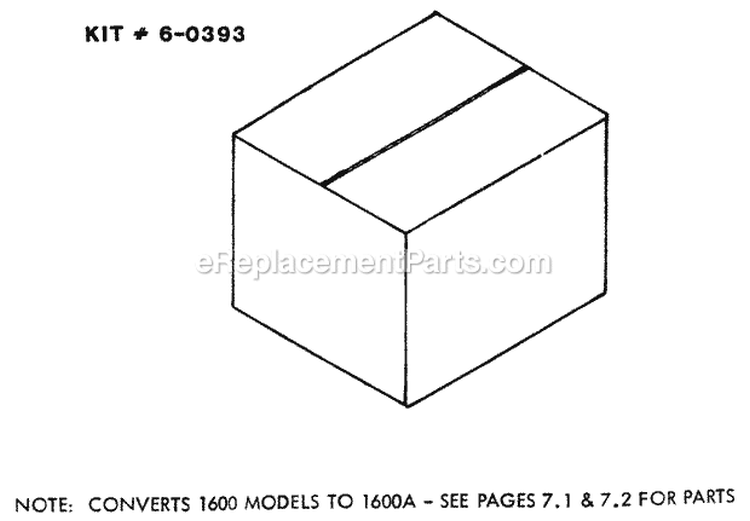 Rear PTO Kit - Accessory Diagram and Parts List for 1600 80024 Snapper Lawn Tractor