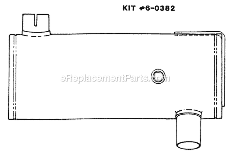 Spark Arrestor Muffler - Accessory Diagram and Parts List for 1600 80024 Snapper Lawn Tractor