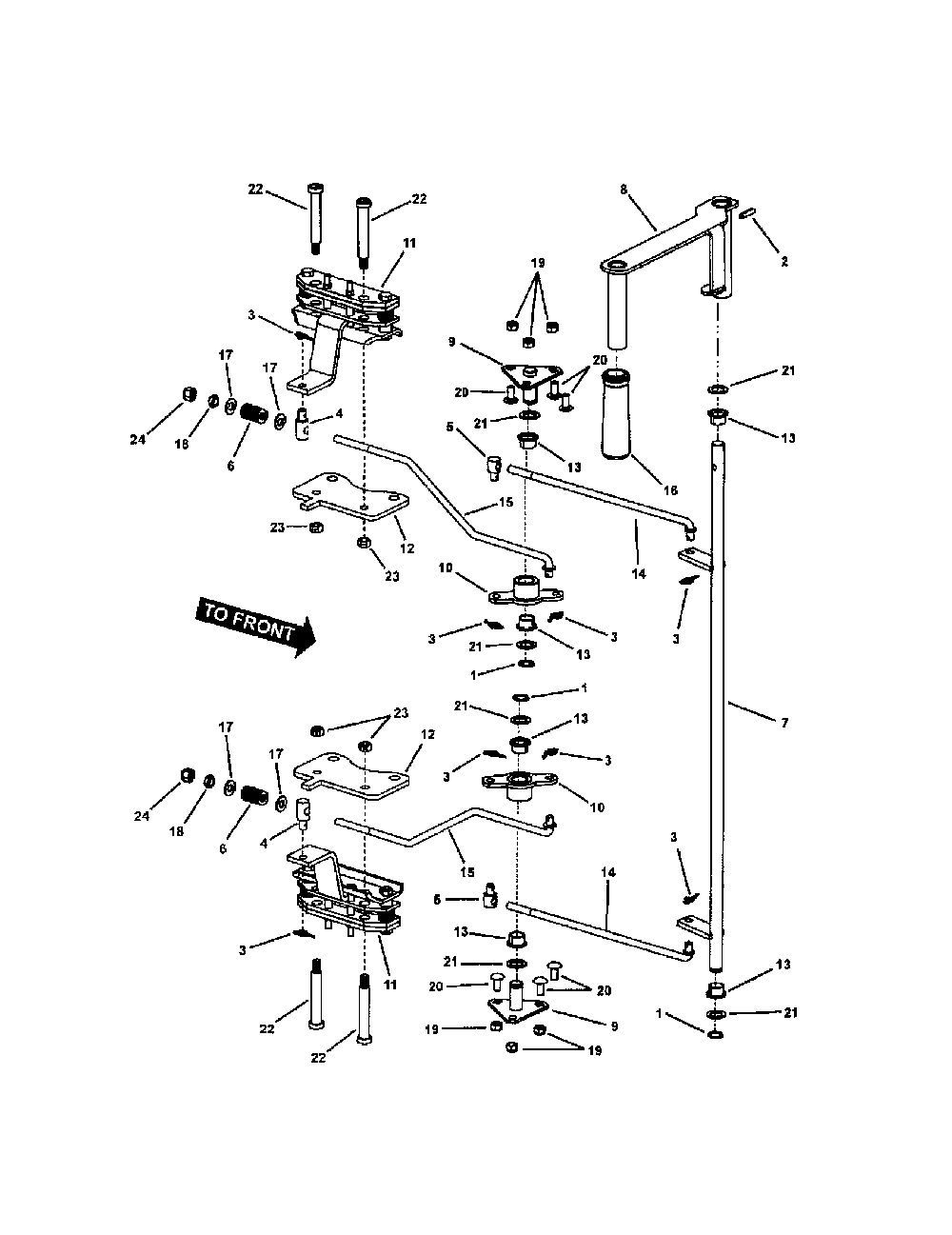 Parking brake Diagram and Parts List for NZMX30614KH  Snapper Lawn Mower
