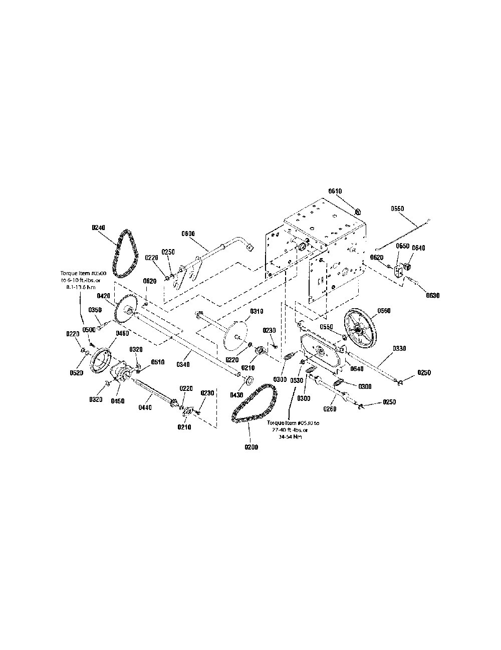 Traction drive-standard Diagram and Parts List for 1301695964  Snapper Snow Blower