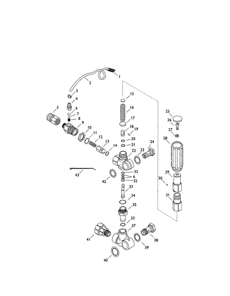 Unloader Diagram and Parts List for 1661-0  Snapper Pressure Washer