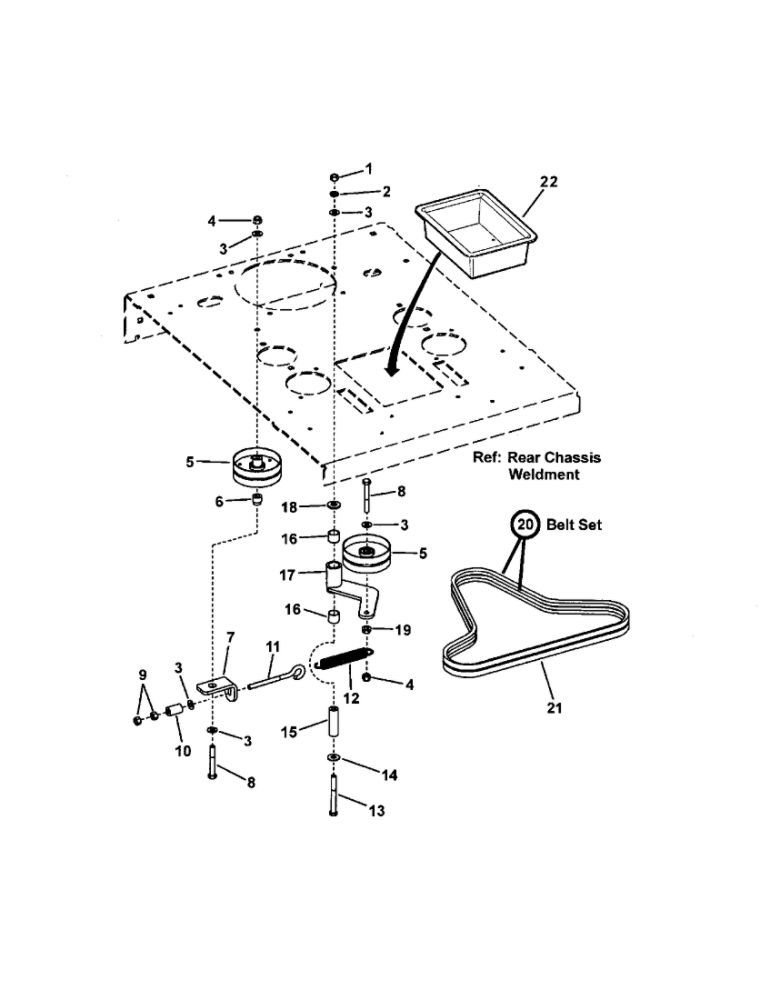 Traction Drive Diagram and Parts List for NZMX32734BV  Snapper Lawn Mower