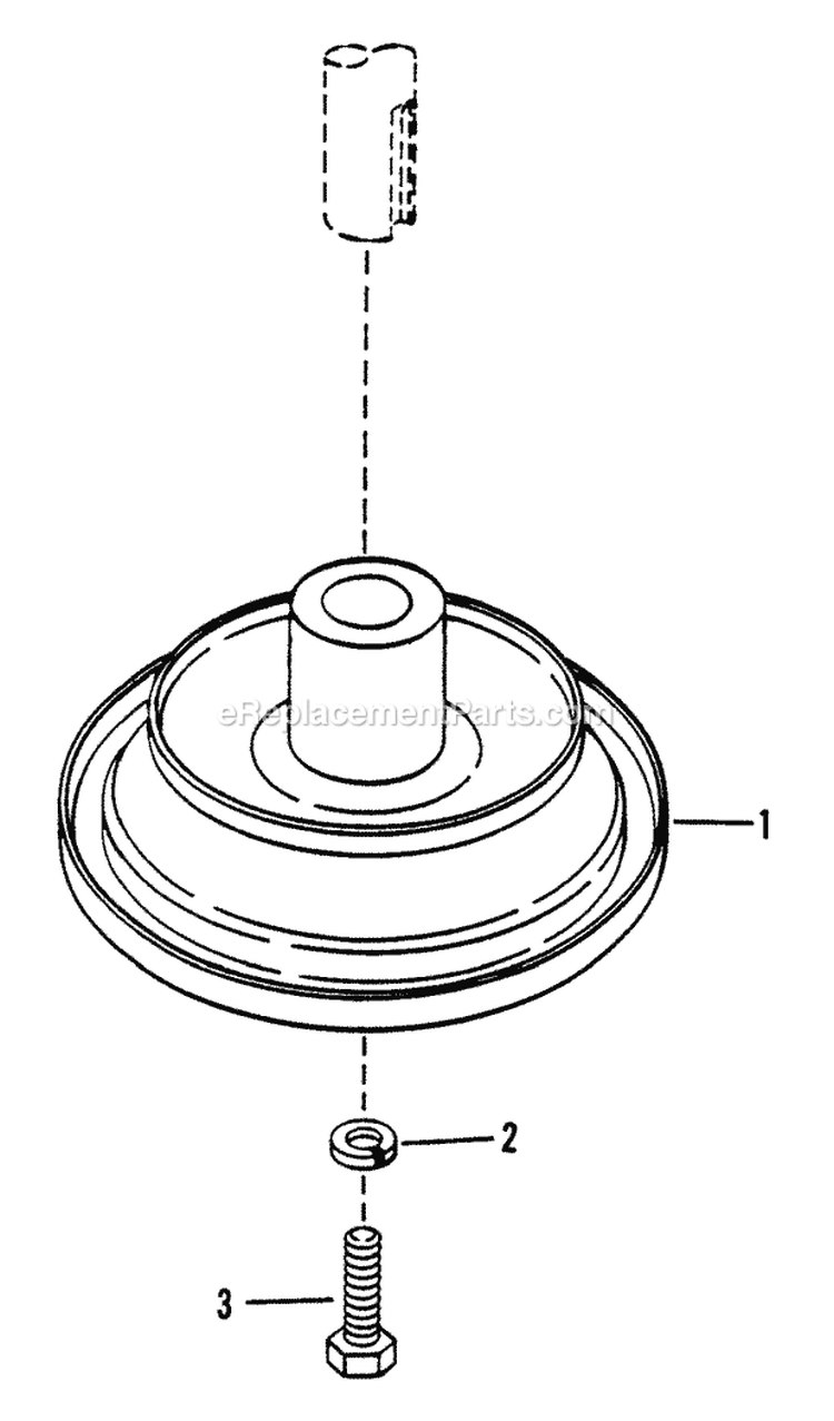 Drive Disc Assembly Diagram and Parts List for 280812BE  Snapper Lawn Tractor