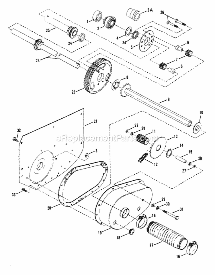 Differential RH Fender Diagram and Parts List for 280914BE  Snapper Lawn Tractor