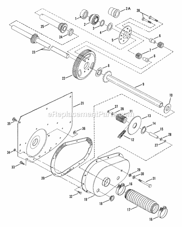 Differential RH Fender Diagram and Parts List for 25657BE  Snapper Lawn Tractor