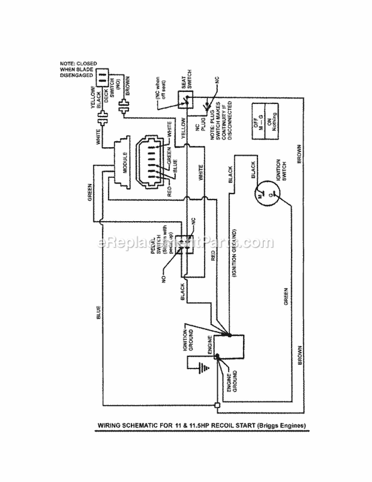 Page L Diagram and Parts List for 2811524BV 7800784 Snapper Lawn Tractor