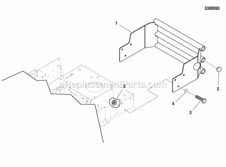 Rear Bumper Group Diagram and Parts List for 355ZB2654 5900748 Snapper Lawn Tractor