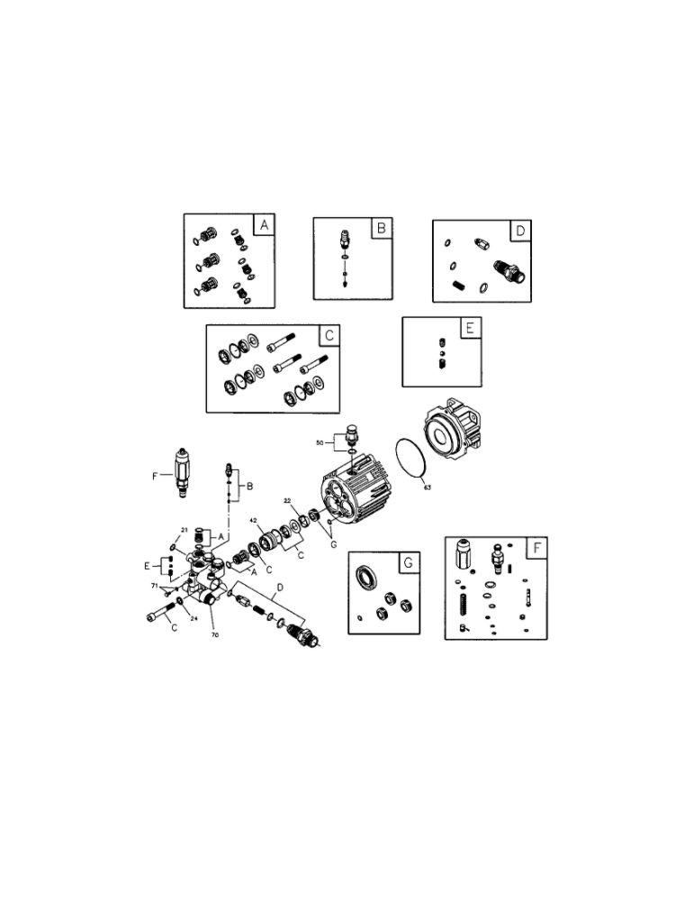 Pump Diagram and Parts List for 020231  Snapper Pressure Washer