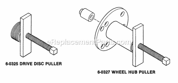 Special Tools Diagram and Parts List for 25084BS  Snapper Lawn Tractor